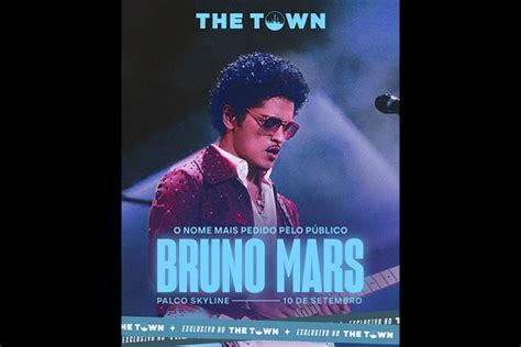 show bruno mars the town